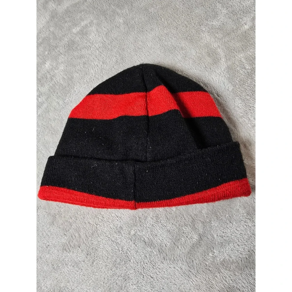 Ohio State Buckeyes Beanie Hat Cap Youth Kids Black Red‎ Football NCAA